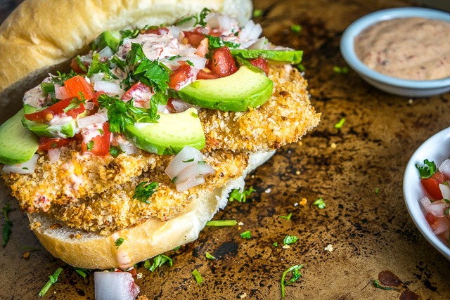 Mexican Chicken Torta