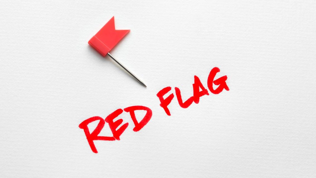 10 Tanda Red Flags