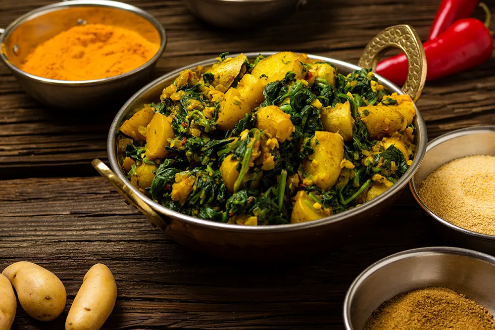 Saag Aloo