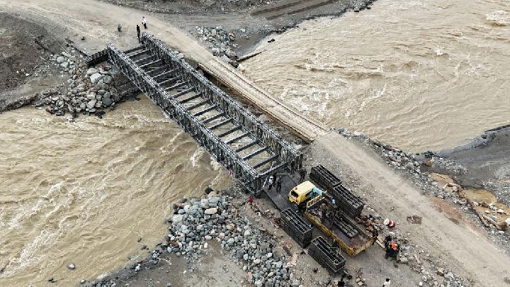 Jembatan Bailey Rampung